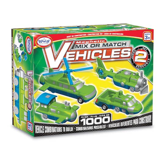 Magnetic Mix or Match Vehicles Set No.2 By Popular Playthings | Michaels®